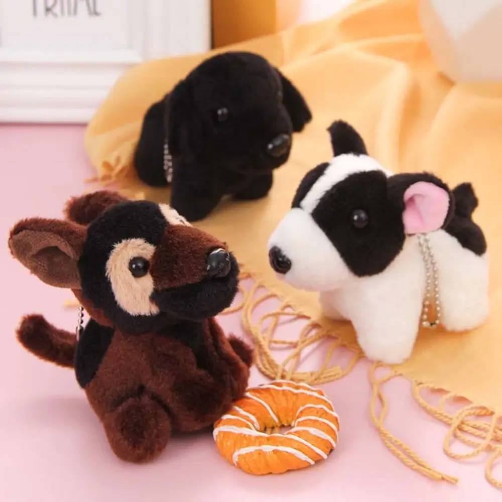 

Birthday Present Stuffed Animal Puppy Keychain Decoration Bag Charm Dog Pendant Fluffy Cartoon Dog Backpack