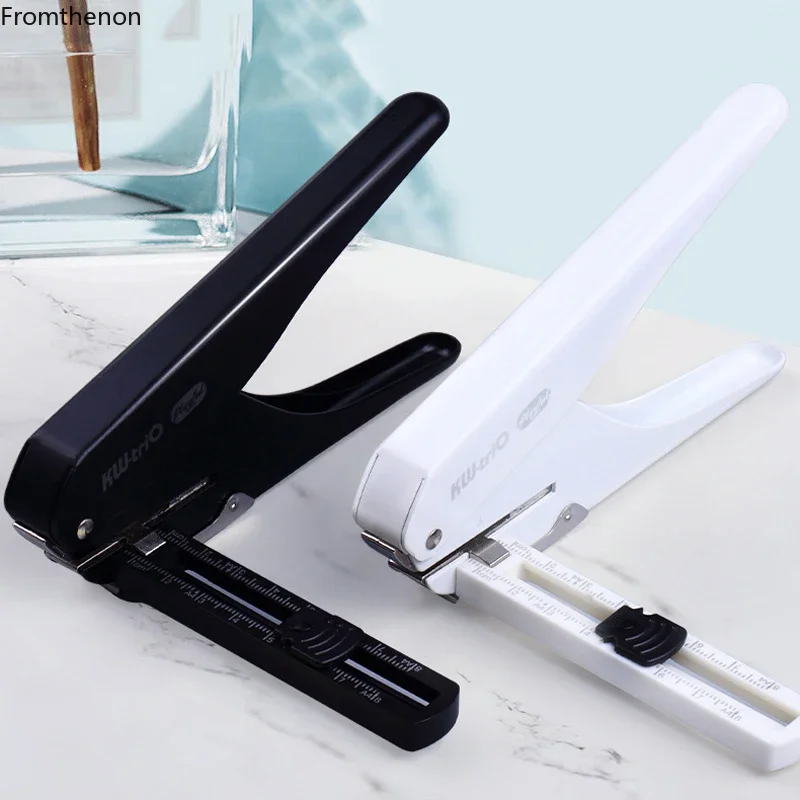 Fromthenon Single Hole Punch Adjustable Positioning Puncher 6mm Manual Scrapbooking Tools Loose-leaf School Office Supplies