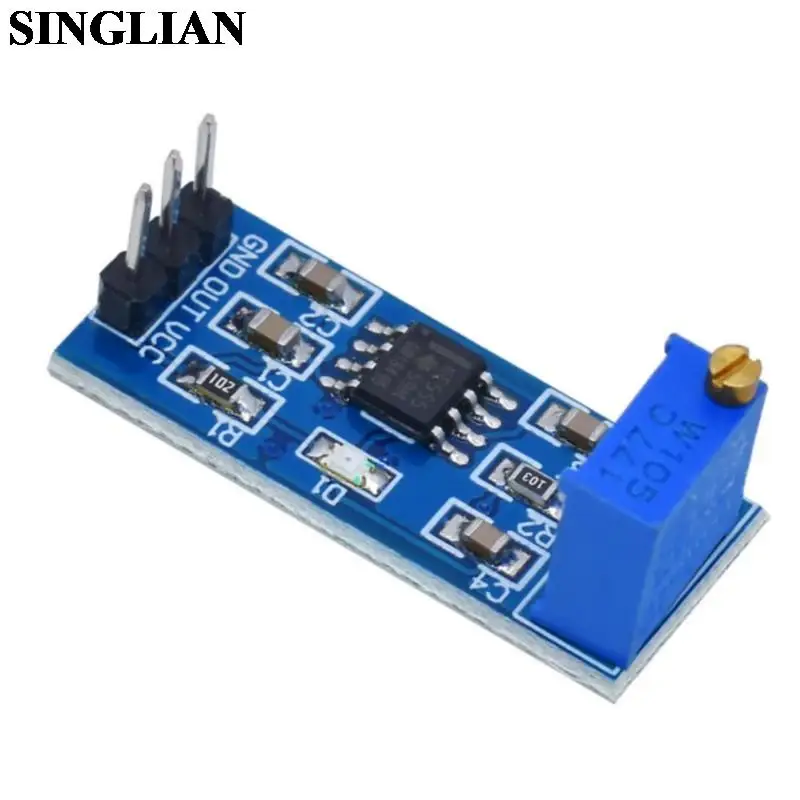 DC 5V-12V NE555 Adjustable Resistance Frequency Pulse Generator Module Single Channel Output For Arduino Smart Car