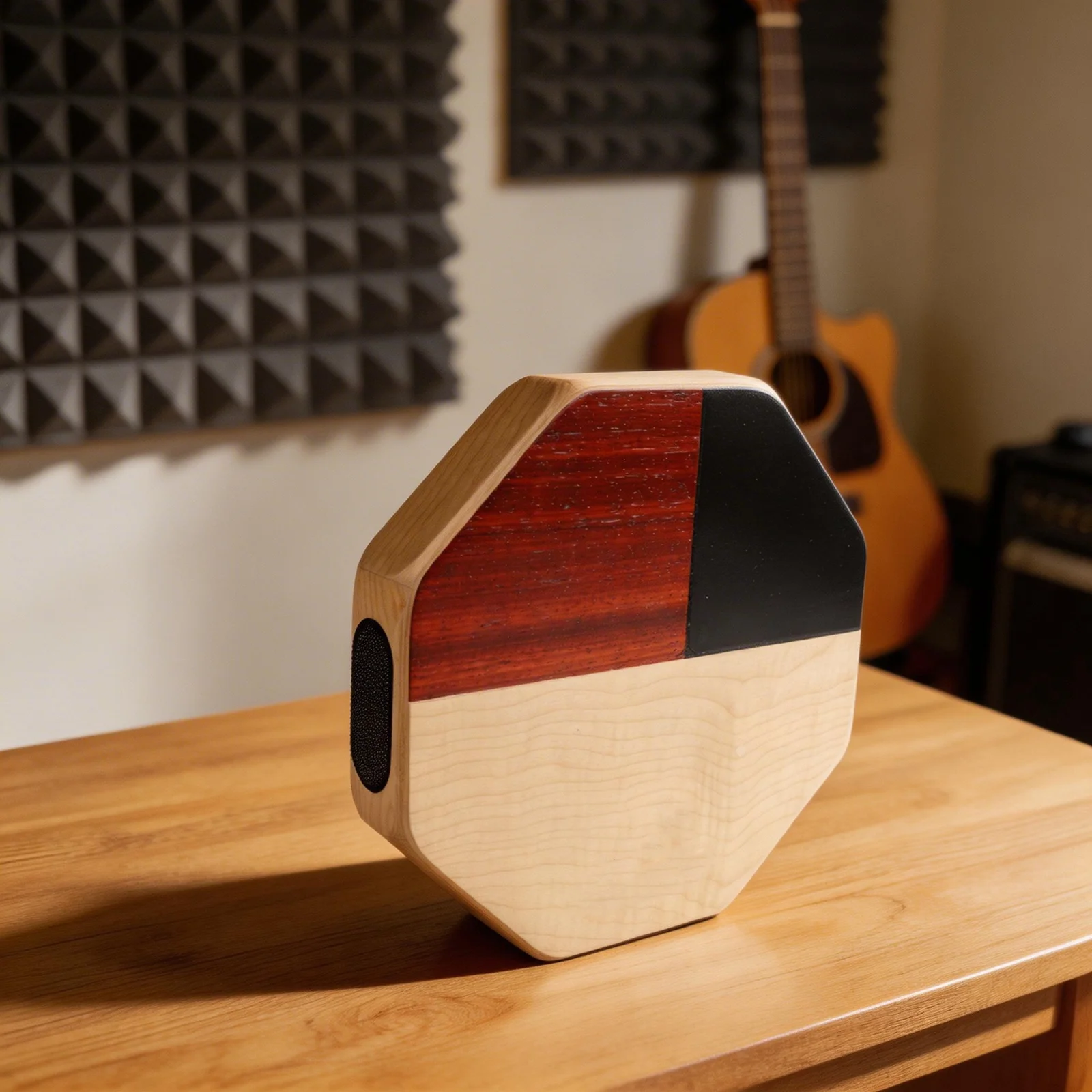 Cajon Novo e Útil com Bolsa de Transporte 740g, Instrumento de Percussão Portátil em Madeira de Bordo, Tipo Bongo e Snare Cajon Box Drum