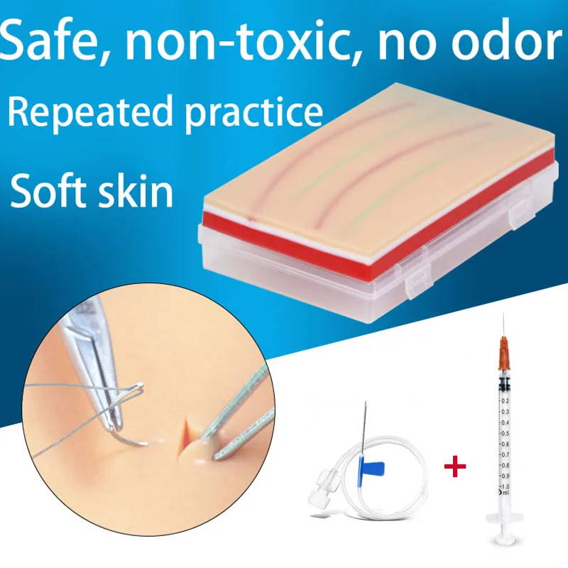 Medical Simulation Skin Intravenous Injection Training Silicone Model Surgery Student Practice Tool