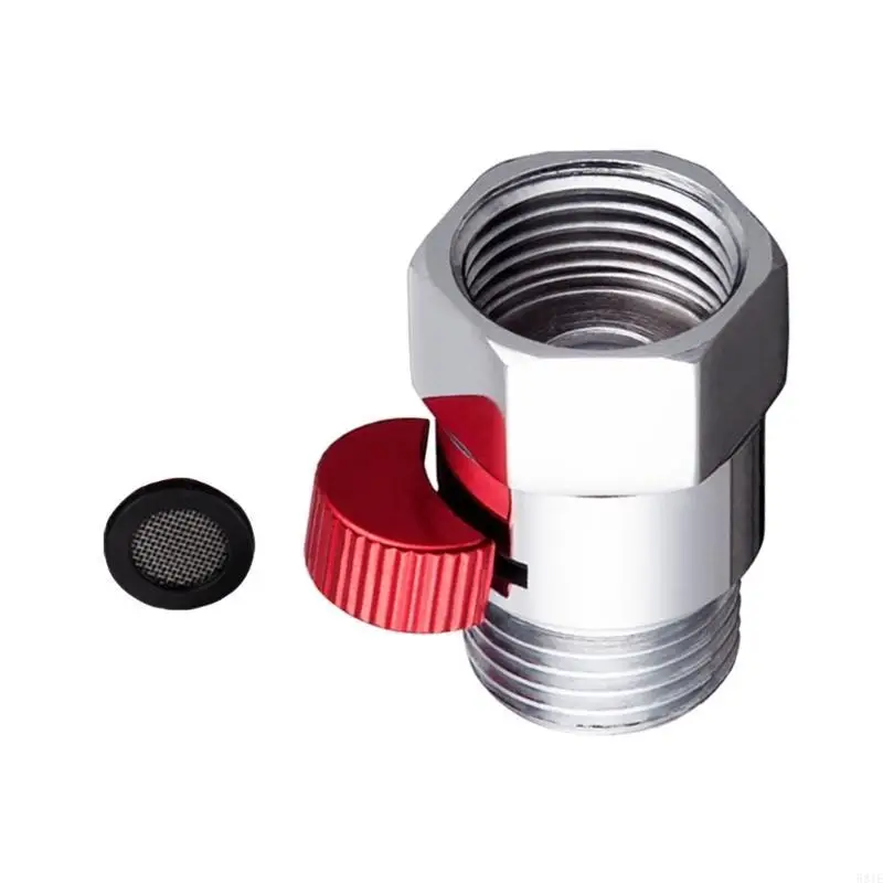 581E Upgraded Shut-off Valves Flows Limiter Shower Metal Shut-off Valves Simple Installation for Shower Head Hand Shower