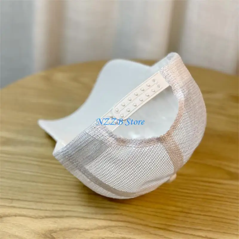 

T21F Travel Gathering Lace Hat with Rhinestones Outdoor Sports Camping Baseball Caps Girl Adjust Head Size Fishing Hiking Hat