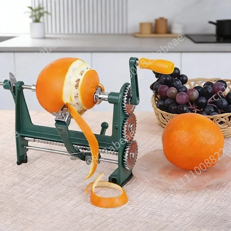 Orange, Apple, Pear Peeler Stainless Steel Hand Cranked Fruit Peeler Kitchen Hand Cranked Peeling Tool