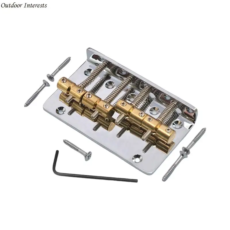 

Multifuntional 4 String Electric Bass Bridge Bass Guitar Part Music Instrument 400C