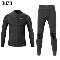 3MM Neoprene Wetsuit Men Diving Jacket Long Sleeve Snorkeling Coat Male Surfing Winter Jacket Fishing Thermal Swimwear