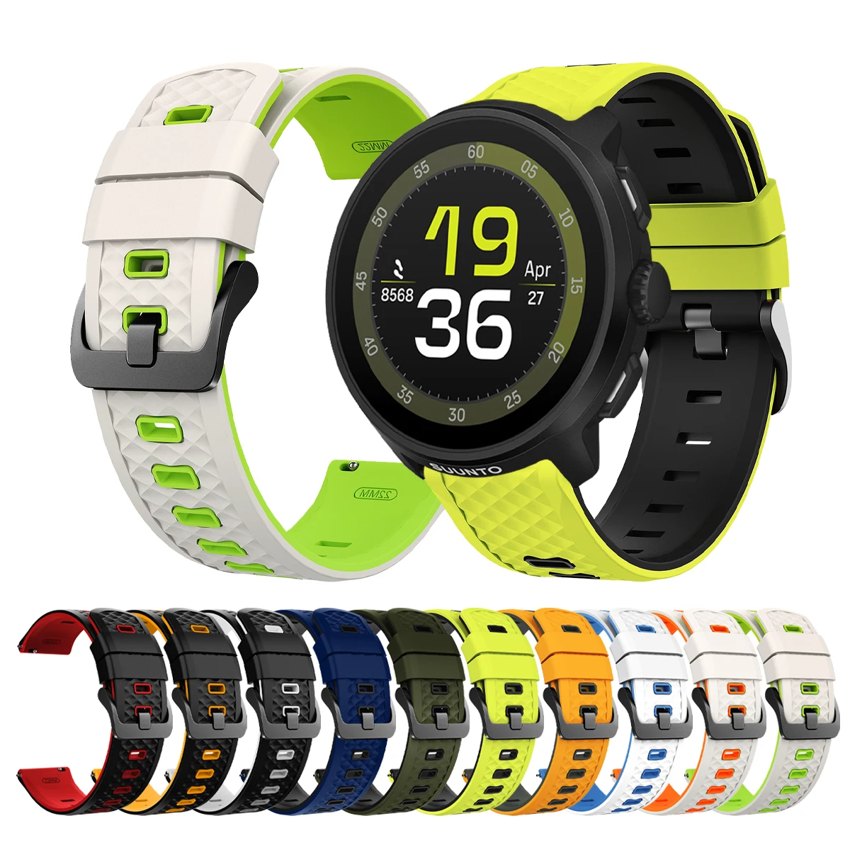 22Mm Silicone Strap… - image