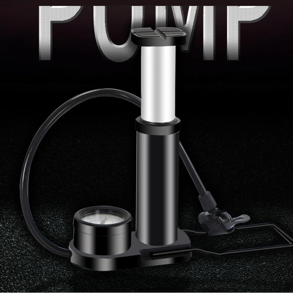 

Portable Bike Floor Pump Aluminum Alloy Lightweight High-Pressure Tire Inflator For Bicycle Motorcycle Basketball Air Bed