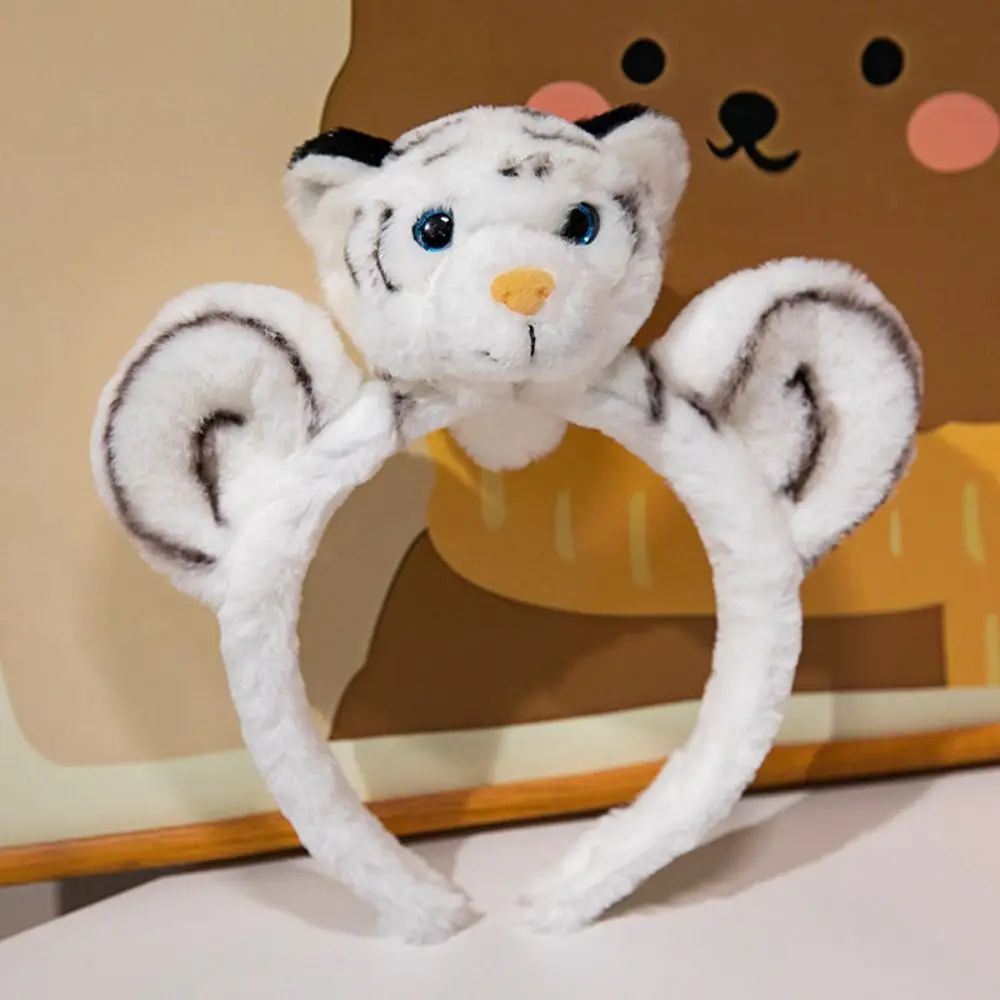 Niedliche Stofftier-Handpuppe, RealLife Plüschtier, Tiger-Handpuppe, Mutter und Sohn, Plüschtier, Plüschpuppe für Kinder