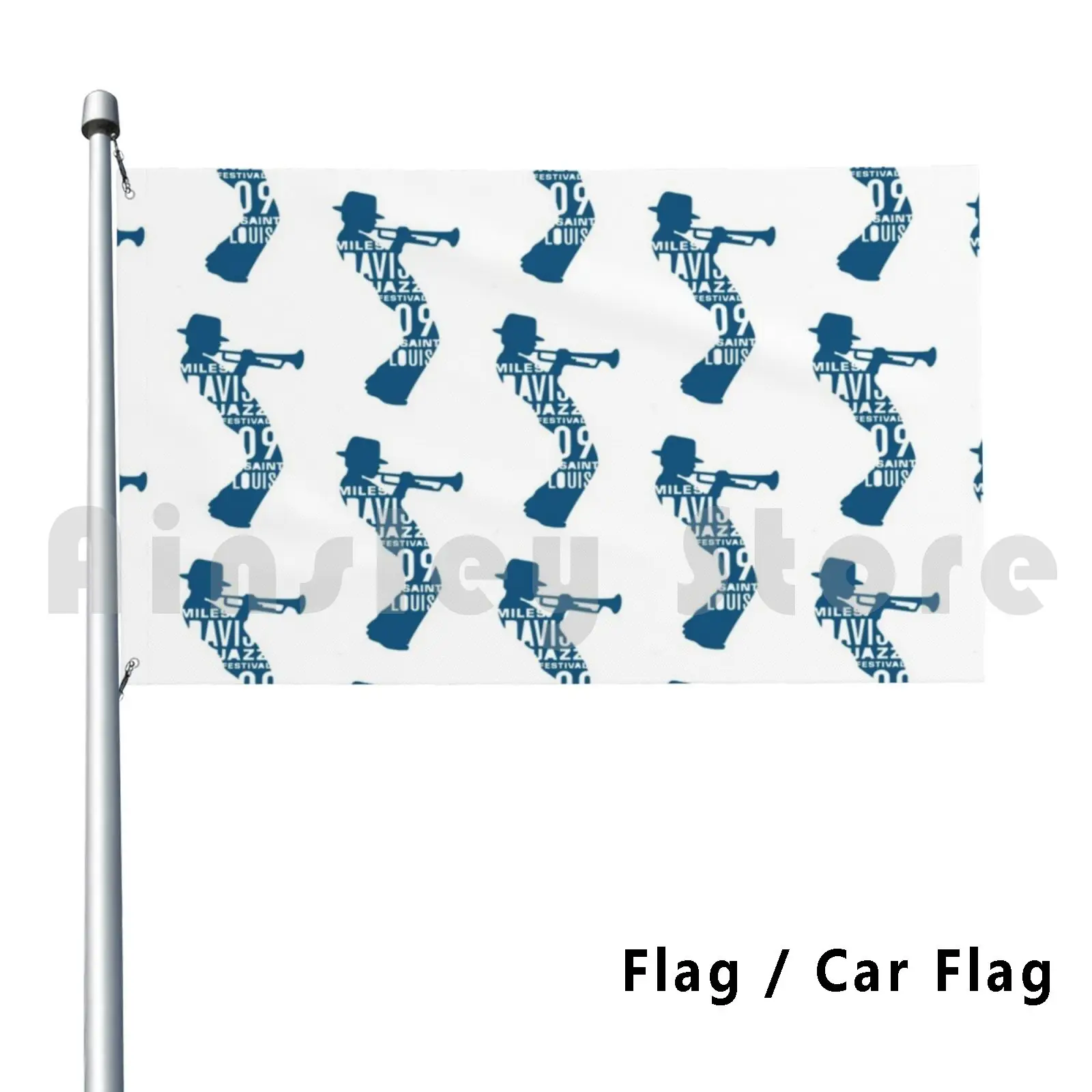 Miles Davis Jazz Outdoor Decor Flag Car Flag 1256 Miles Davis Jazz Blues Sax Trumpet Festival Piano Rhythm