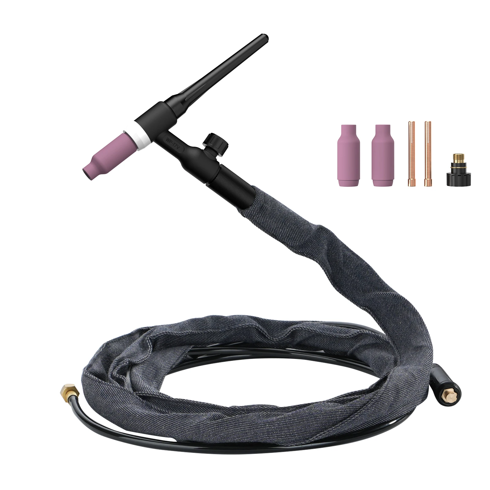 Viladepot torche de soudage TIG WP17V brûleur TIG de levage d'argon avec connecteur rapide 10-25 mm2 câble de 3M pour équipement de soudage