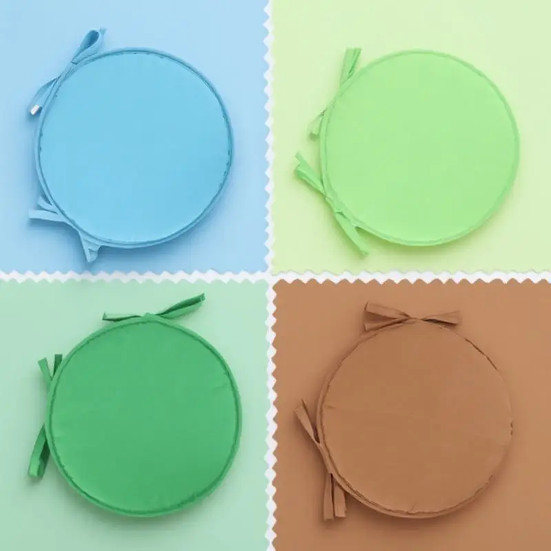 

1pc Round Seat Cushion: Premium Soft Sponge Chair Pads For Dining Room Home Office Restaurant Decor, Seat Cushions For Chairs