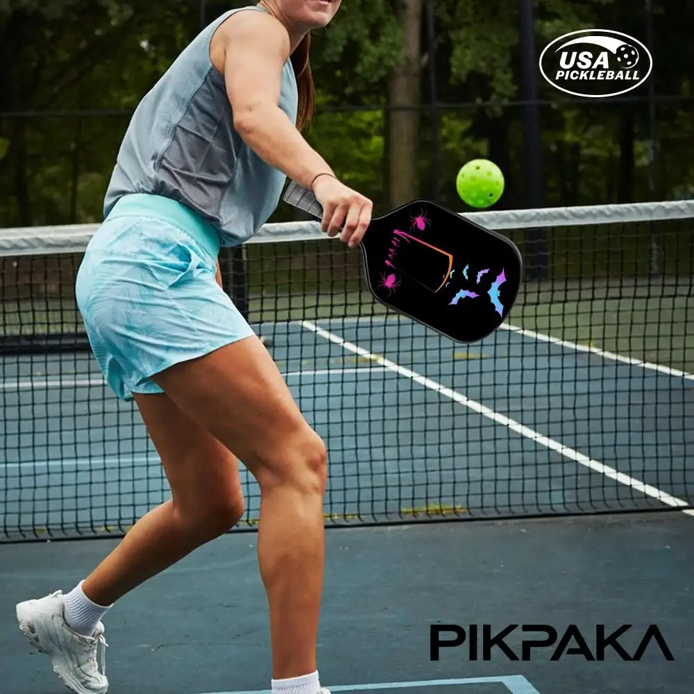 مجموعة مجداف كرة البيسبول الداكنة خفيفة الوزن من الألياف الزجاجية 13 مم على شكل قرص العسل الأساسية مضرب معتمد من USAPA للطاقة والدوران #6