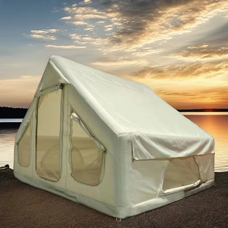 Customized luxury Outdoor Inflatable Camping Air Tent Waterproof Oxford with Oxford Cloth