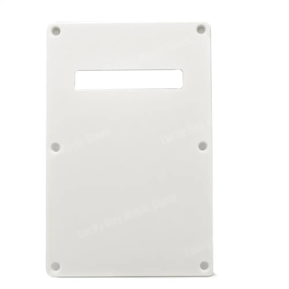 10 قطع من غطاء Pickguard PVC اللوحة الخلفية اللوحة الخلفية 1 طبقة للجيتار الكهربائي على الطراز الحديث باللونين الأبيض والأسود