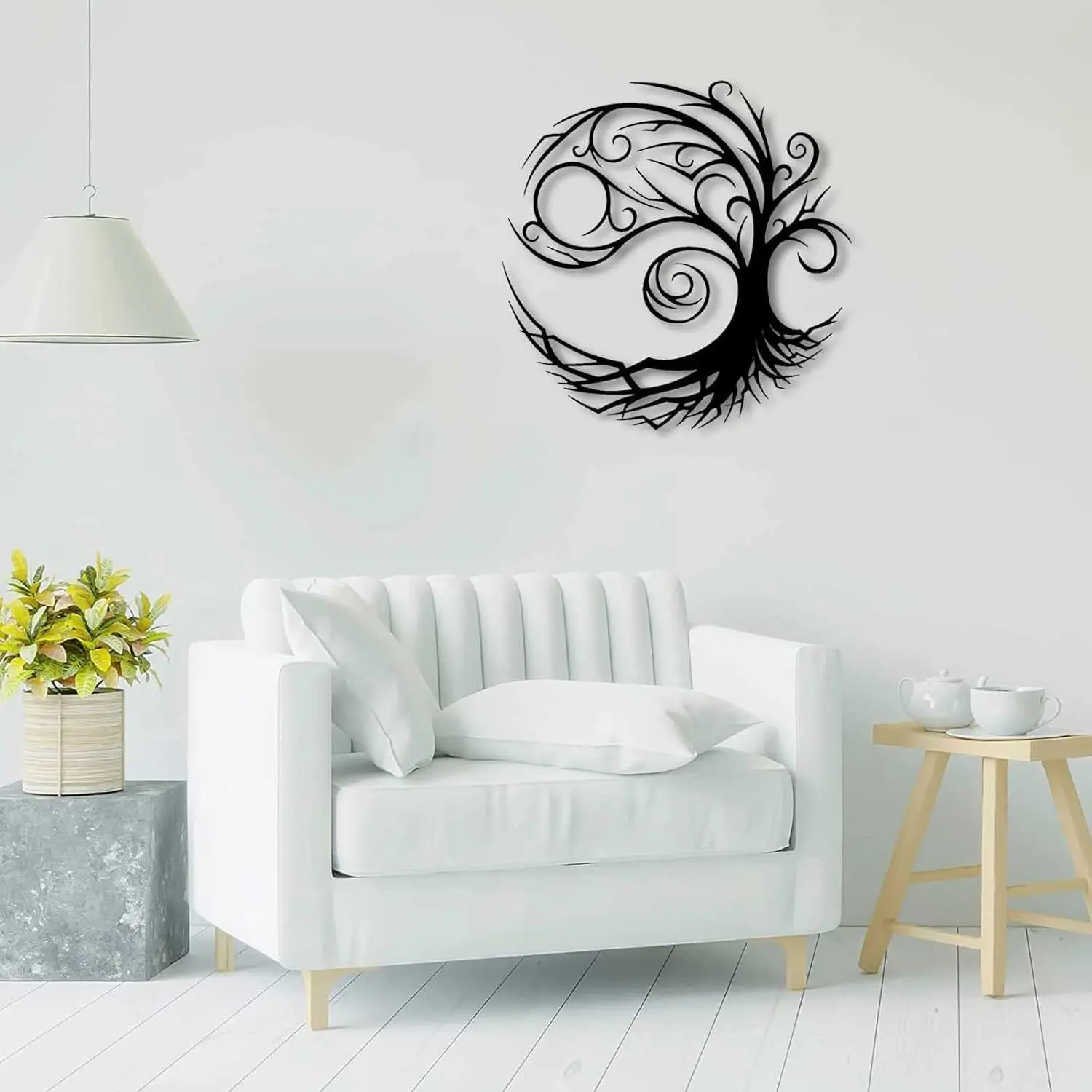 Stunning Tree Of Life Metal Wall Art For Modern Home Decor Adds Artistic Flair And Natural Elegance Metal Wall Hanging