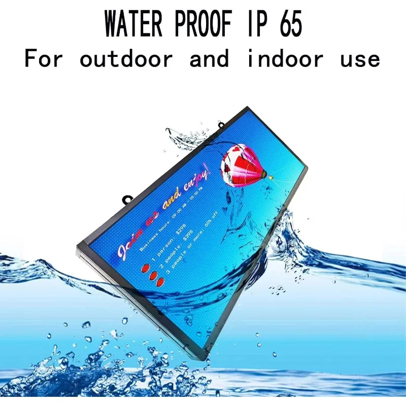 Programmable LED Display Board with WiFi - Full Color Scrolling Sign, High Brightness Advertising Screen