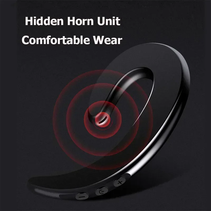 

Cancelling Headphones Wireless Bluetooth Bone Conduction Earhook headset Y12 1Pc with Mic Car Driver Earphone Noise