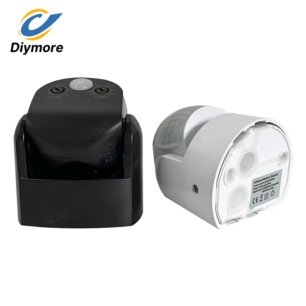 Dual probe induction PIRS24 LED Motion Sensor Light Switch Body Infrared Motion Detector Controller for LED Light