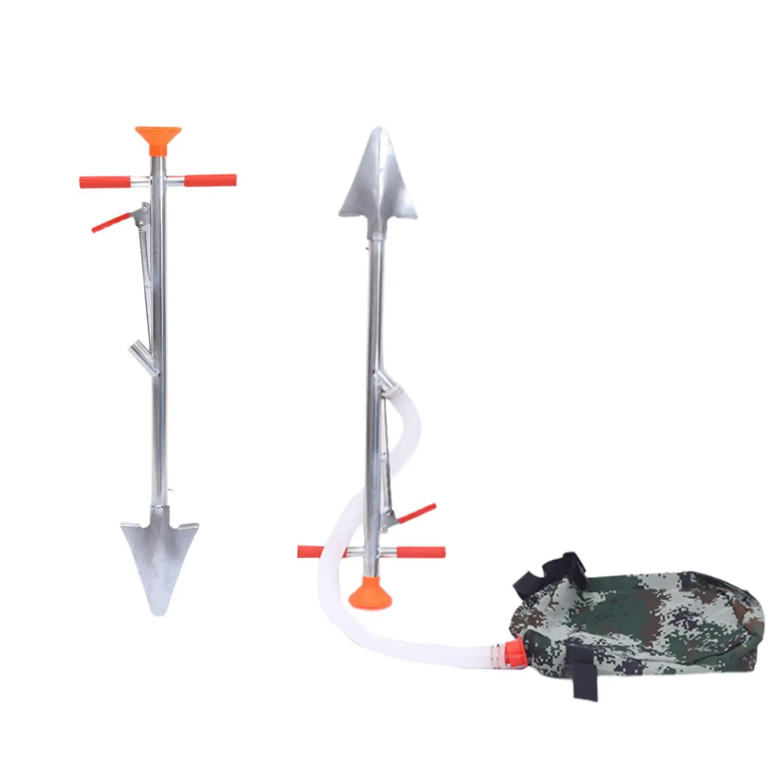 Fertilizer Spreader Handheld Broadcast Spreader Iron Comfortable with Bag
