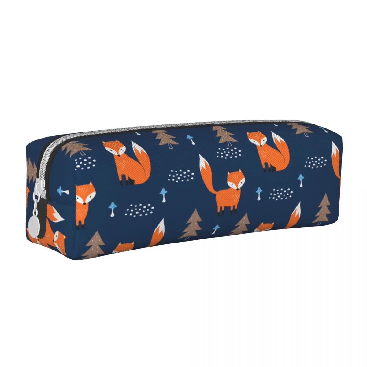 bolsa de lapis animal bonito para estudante raposa estojo de abetos fun pencil box grande armazenamento presente de material escolar 01