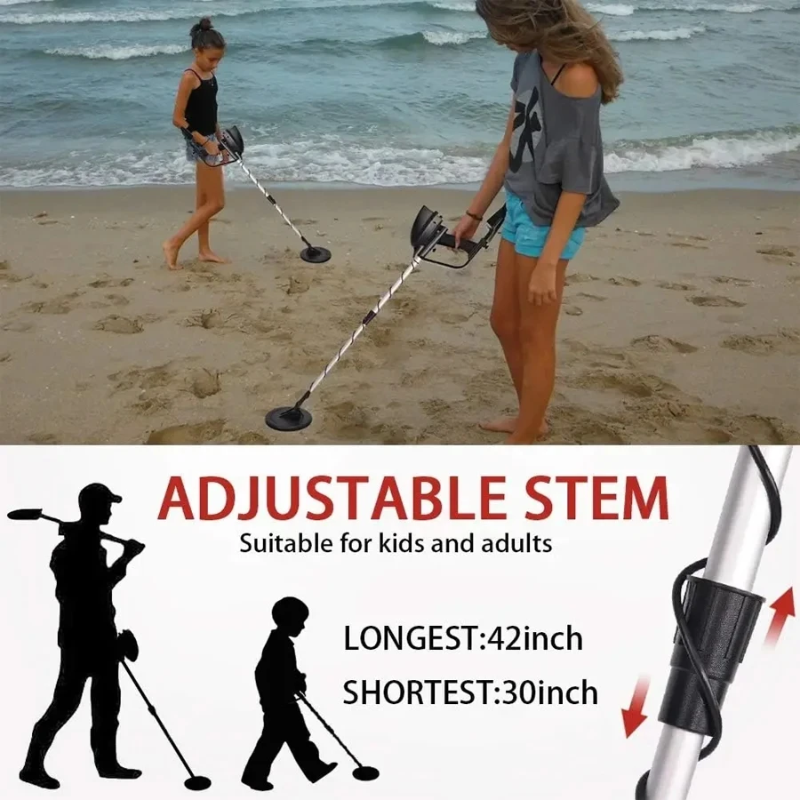 Professional Metal Detector Under Ground MD4030 Outdoor IP68 Waterproof Treasures Gold Detectos Finders Seekers DIY