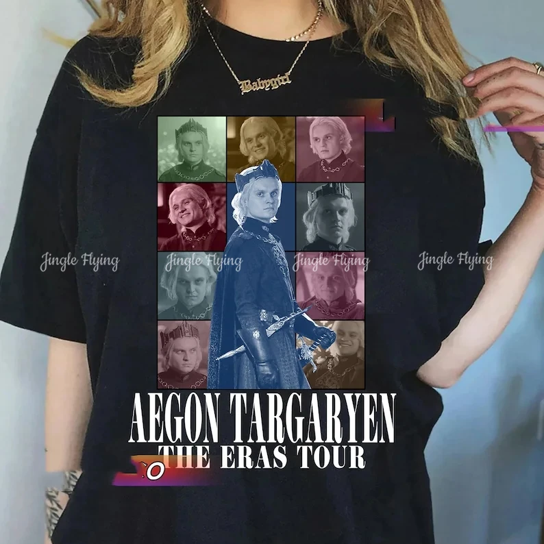 Bluza Unisex koszulka w stylu Vintage Aegon Targaryen ery