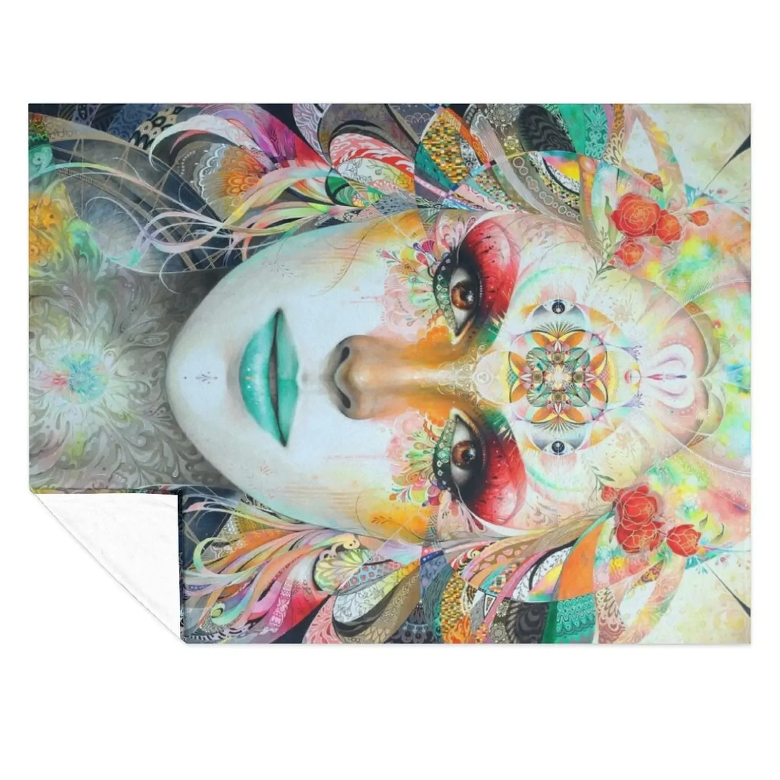 

Gaia - horizontal Throw Blanket anime for sofa Thin Blankets Sofas Of Decoration Blankets