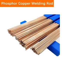 5Pcs 1.3x3.2mmx40cm  Weld Rod Phosphorus Copper Electrode Welding Wire Soldering No Need Solder Powder Welding electrodes