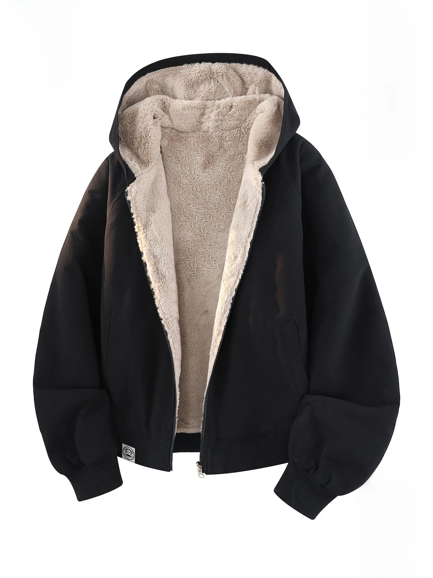 

PaulFrank Heavyweight Hooded Cotton Jaet Men's Warmth Guaranteed Winter Casual Pure Cotton Coat Youth Faion Winter Gear