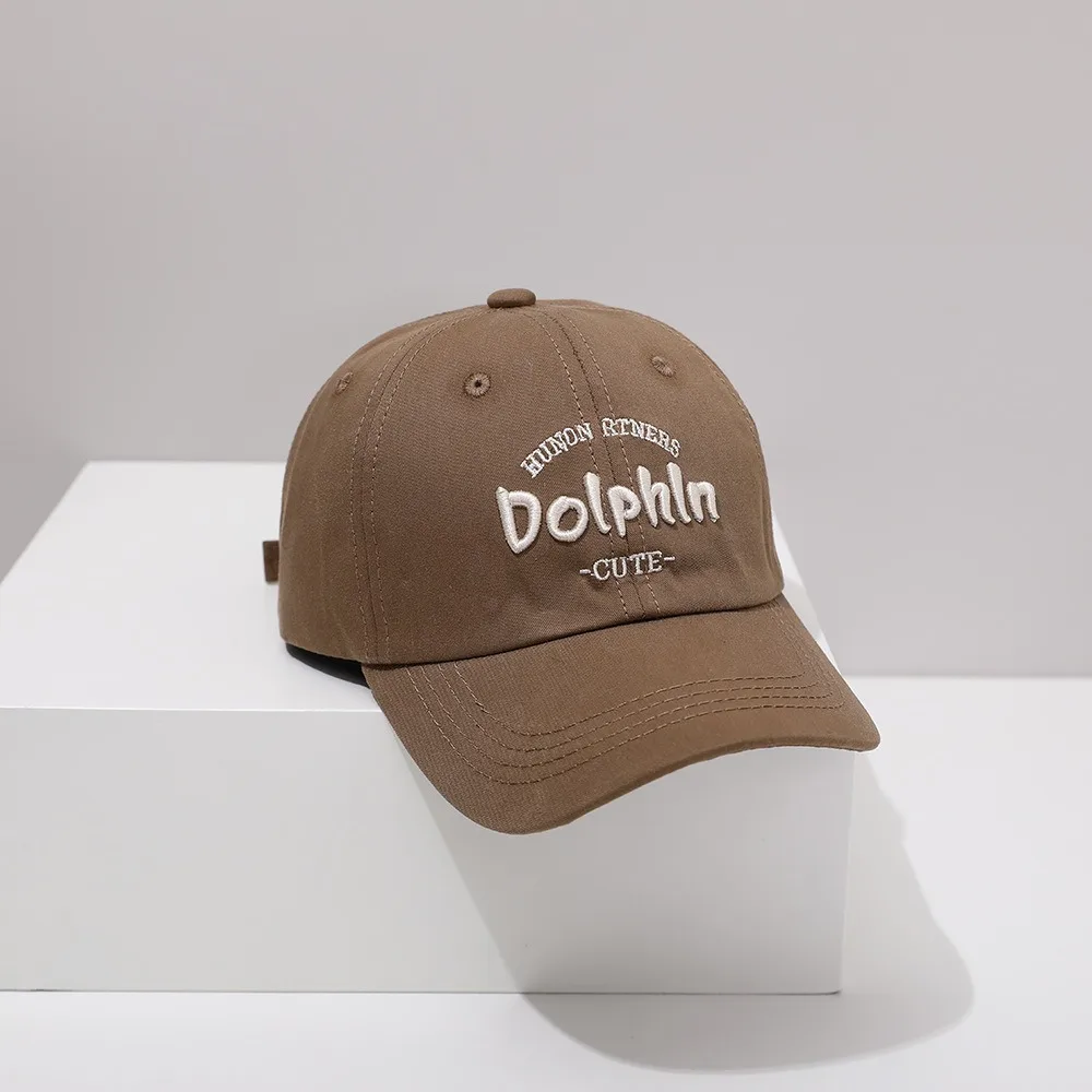 

Fashion Letter Embroidery Kids Baseball Cap Cotton Adjustable Children Sun Hat Breathable Solid Color Girls Boys Peaked Cap