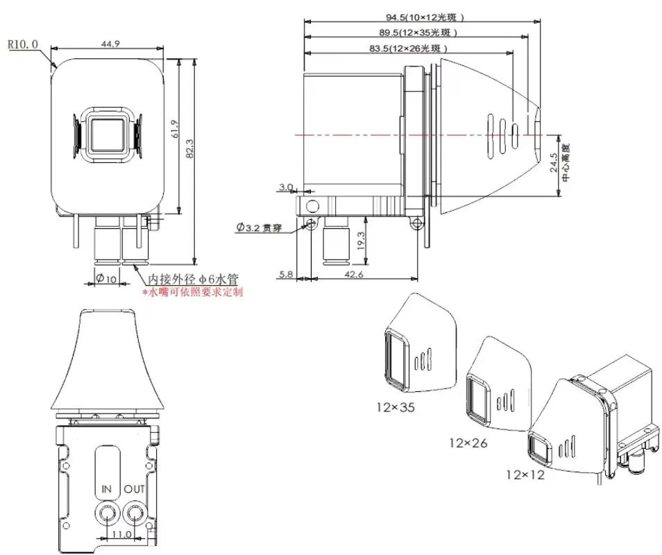1600w 808nm 810nm 755nm 1064nm DVS LST LAS LSR Diodi Stack DVS-L-1016BAI LST-L-1008BAI DVS-L-1016BAI DVS-L-311EBAS