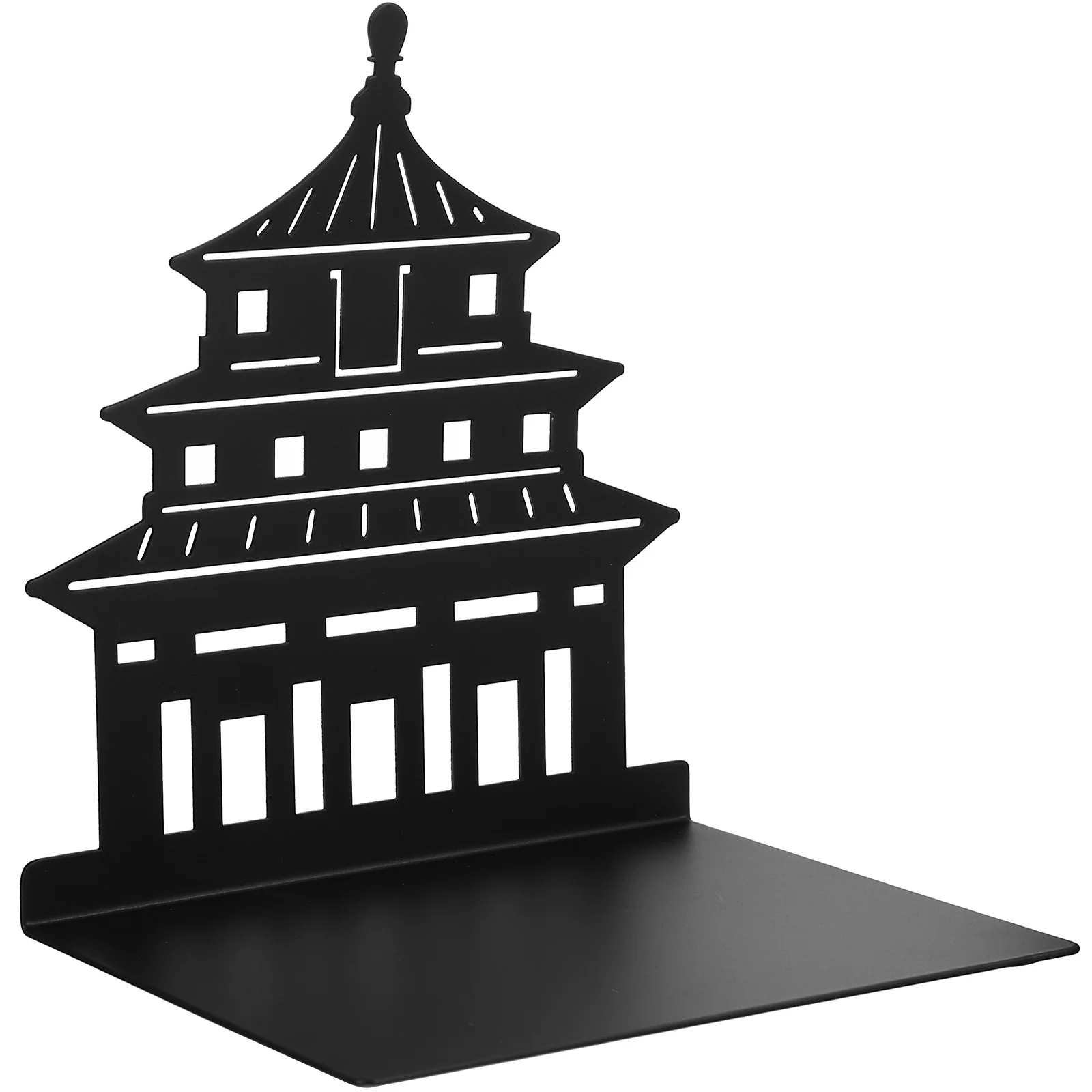 

Metal Desk Organizer for Books Documents Prevent Falling Stylish Home Office Metal Material Crafted Book Holders Shelf