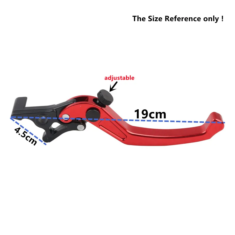 Universal Electric Bike Motorcycle Scooter Double Disc Brake Handle Lever Adjustable Double Disc Brake Lever