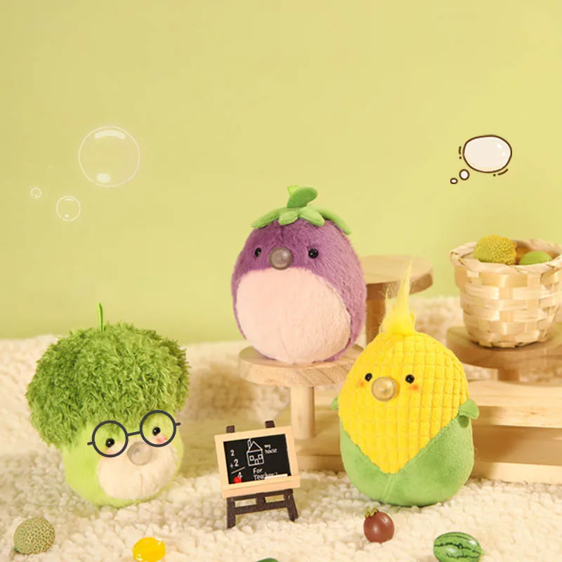 Légumes en peluche mignons, bulles à presser, jouet anti-anxiété, soulagement du Stress, jouet sensoriel anti-Stress, cadeau d'anniversaire et de noël