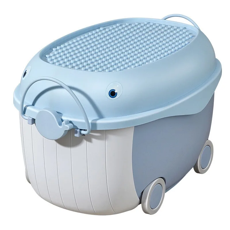 Children's toy storage box Household large capacity baby snacks clothes living room sorting storage box