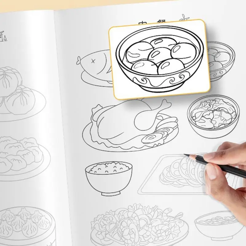 كتاب رسم للأطفال كيفية رسم كراسة الرسم التعليمية للرسم التعلم المبكر رسم ألعاب الفنون والحرف اليدوية ورق الرسم