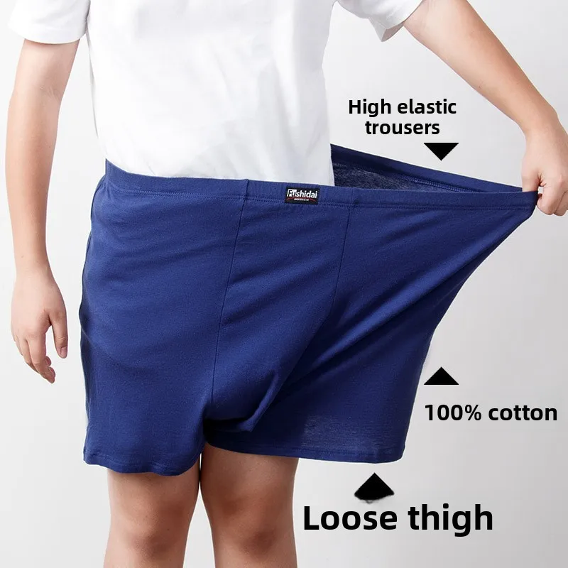 

9XL 10XL Men's 100% Cotton Plus Size Boxer Briefs High Waist Loose Fit Comfort Underwear for Big Tall Men (3XL-10XL)