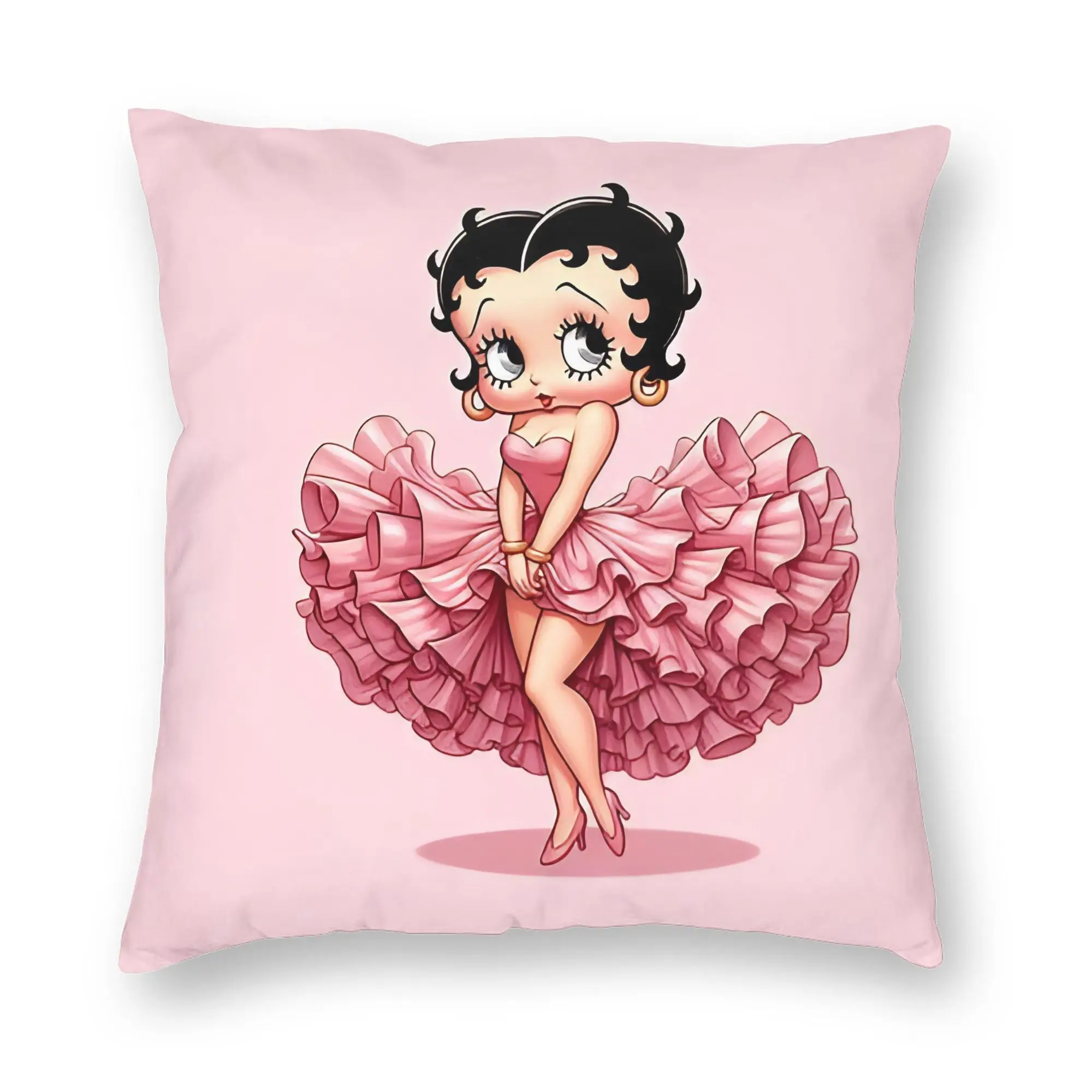Anime B-Betty BoopS Pillowcase Printing Fabric Cushion Cover Decorative  Throw Pillow Case Cover Home Dropshipping 40*40cm