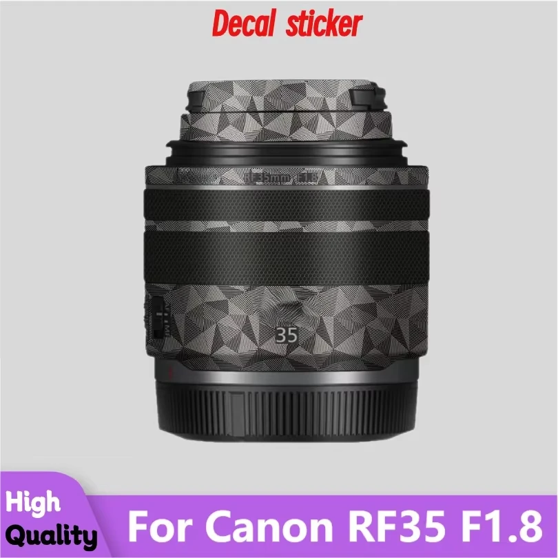 For Canon RF35 F1.8 Lens Body Sticker Protective Skin Decal Vinyl Wrap Film Anti-Scratch Protector Coat