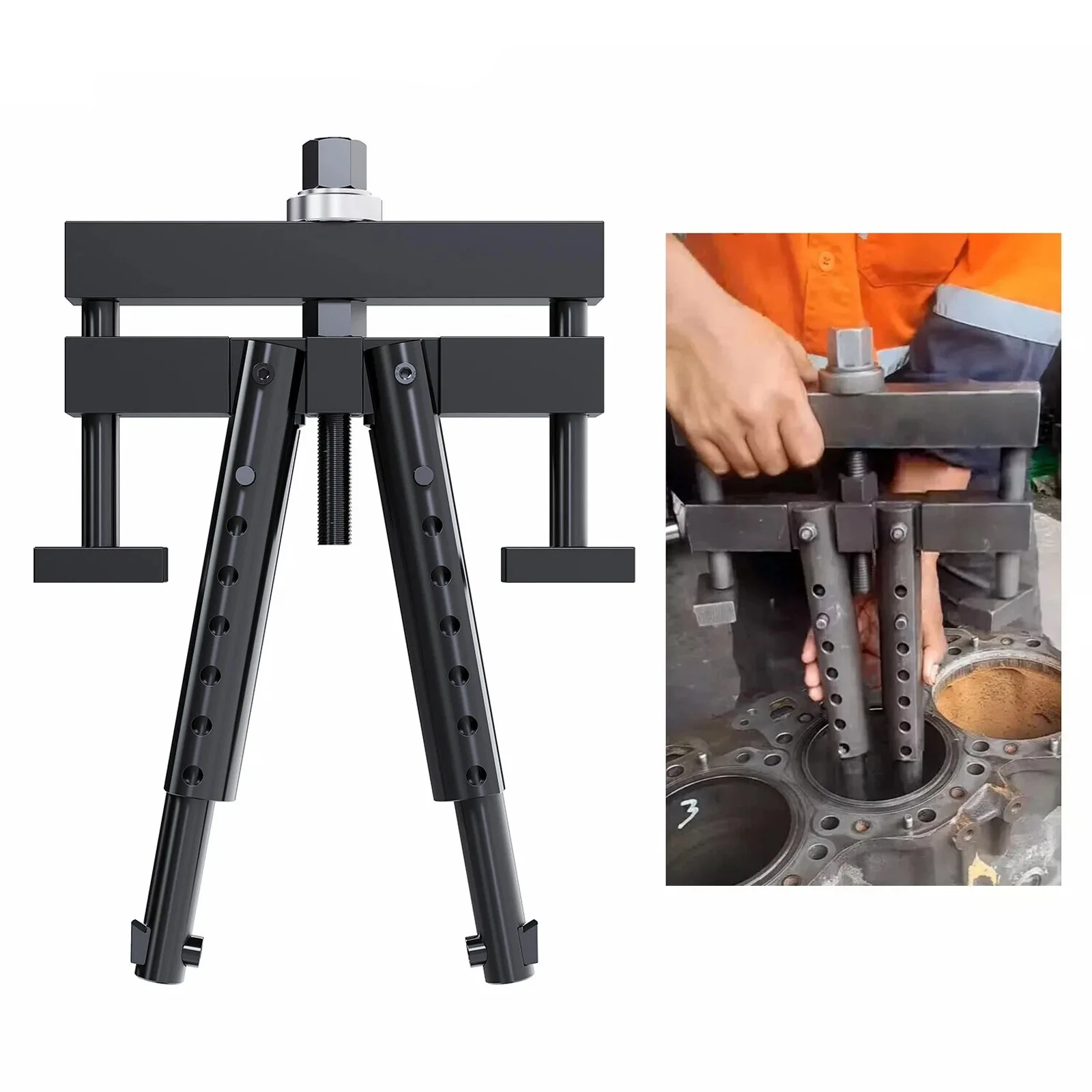 Universal Cylindrical Diesel Cylinder Liner Puller Removal Repair Tool for Automotive Maintenance