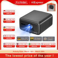 Touyinger Q12W pro 2800ANSI Full HD 4K Dual Screen Wifi Bluetooth Smart Home Theater Projector