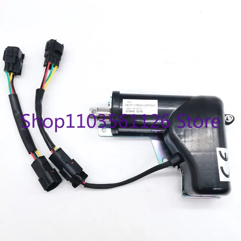 

Parts for Zoomlion Lishide Excavator Throttle Governor Motor Liugong Digger Accelerator DE24-17W42-02FP041 332946 0076 920D 922