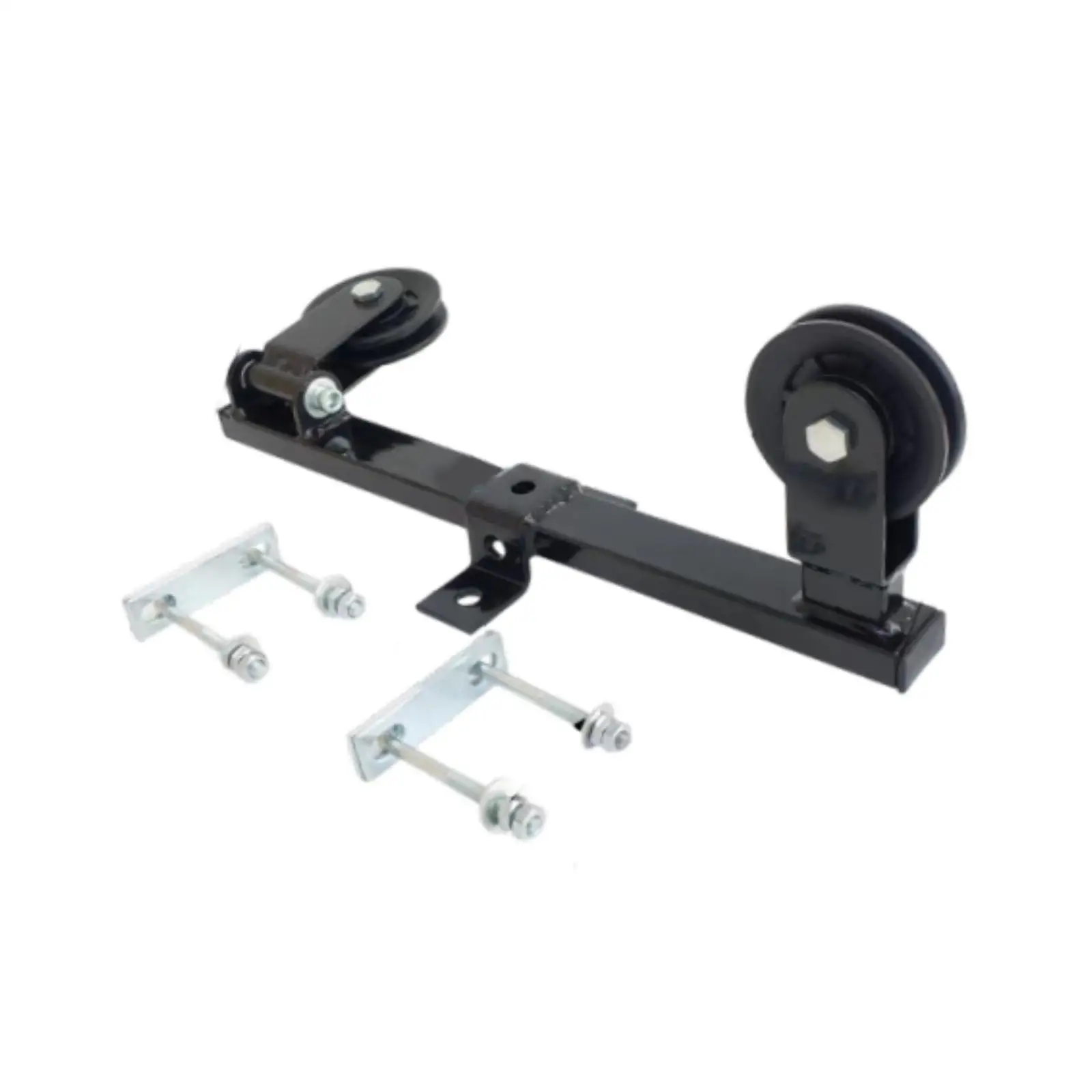 

Rack Pulley Attachment Cable Double Pulley System Easy to Install Strength Training Heavy Duty DIY Pull Down Attachment