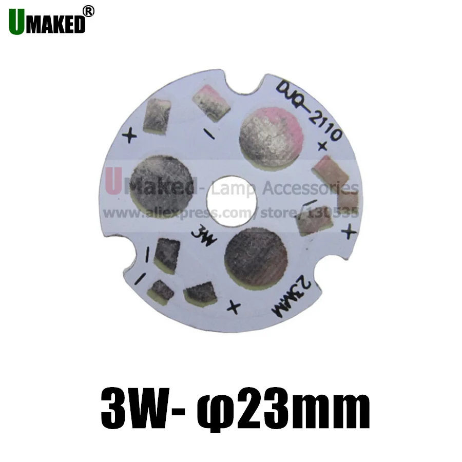 10 قطعة 3 واط 50 مللي متر led لوحة ألومنيوم لخرز الطاقة العالية ، لتقوم بها بنفسك 9 واط LED لوحة دارات مطبوعة لمبة إضاءة النازل الخ