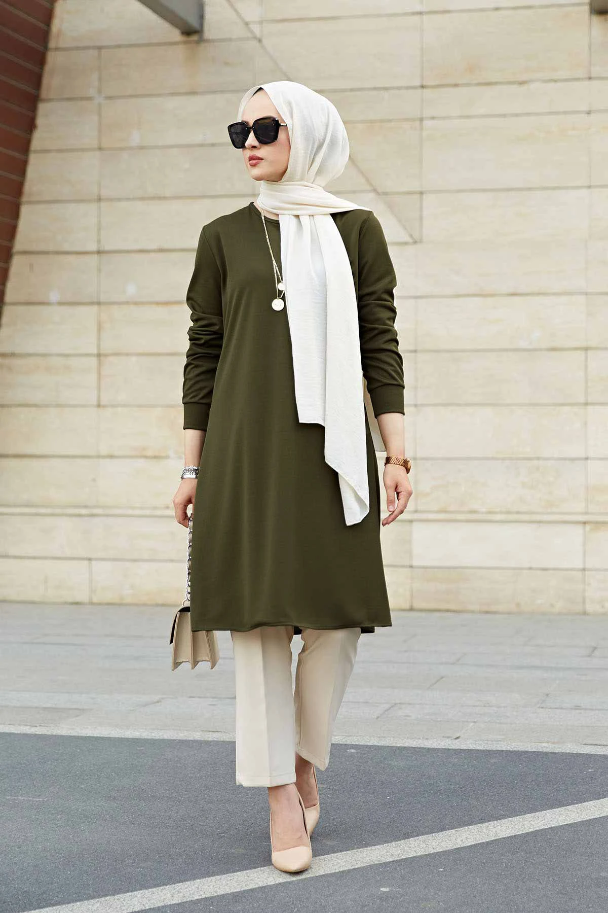 Classic Edna Tunik MD-Khaki