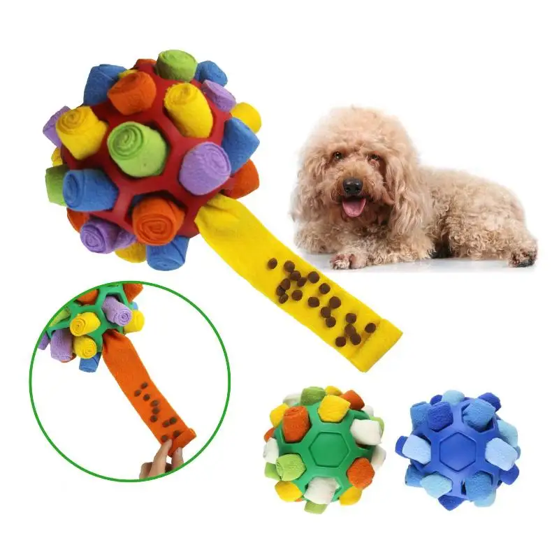 Dog Sniffing Ball Toy, Dog Puzzle Hidden Food Ball Toy, Educational Anti-Tampering Home Pet Toy Suitable For Small Dogs