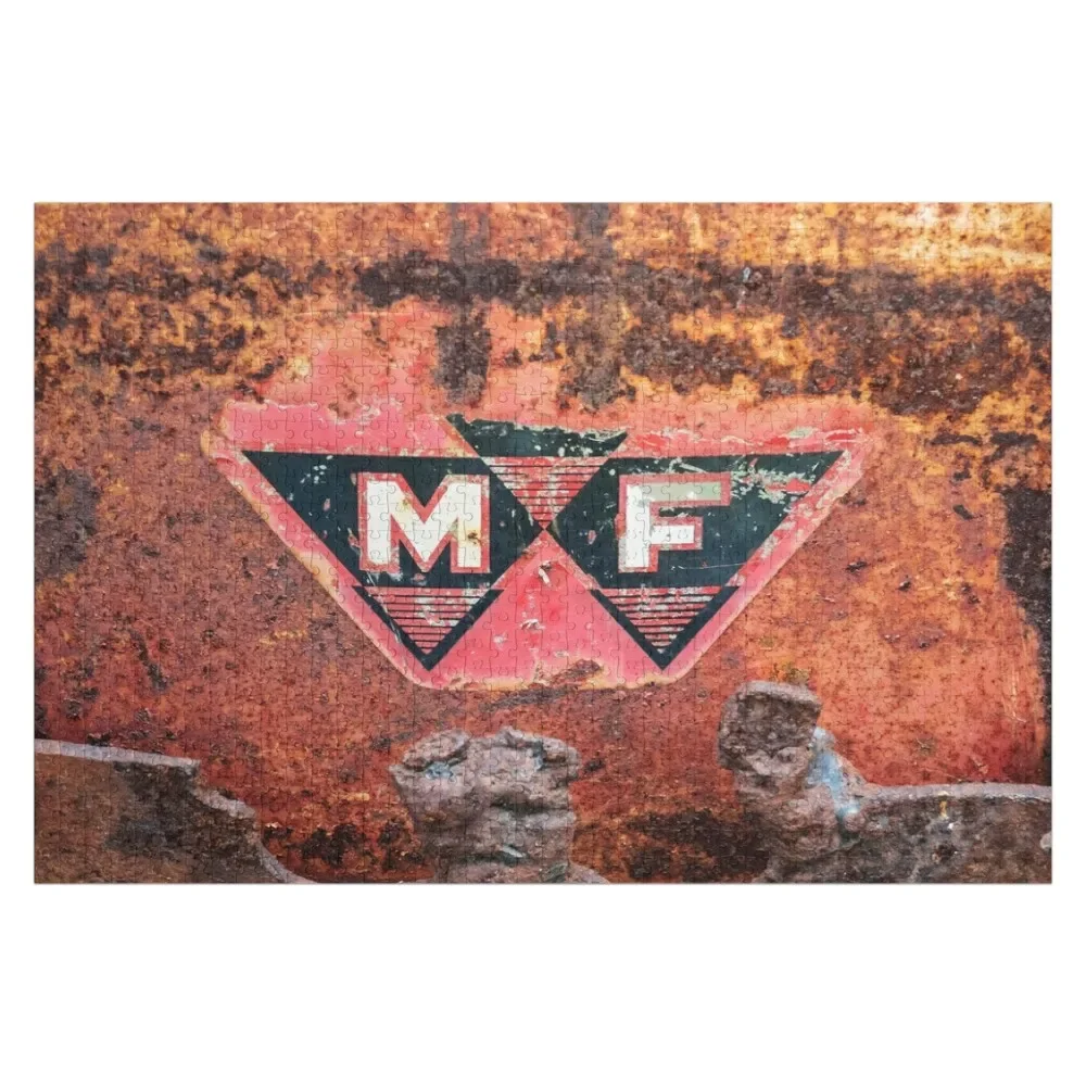 

Rusty Massey Ferguson Logo Jigsaw Puzzle For Children Photo Custom Photo Personalized Gifts Puzzle