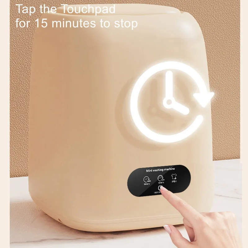Portable Washing Machine, Mini Washer With Spin Dryer, 3 Modes Deep Cleaning, Household Washer Machine For Dorm, Rv, Camping