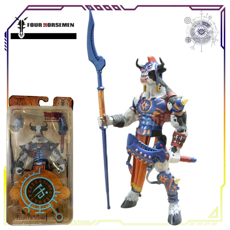 Vier Ruiters Studios Zevende Koninkrijk Serie De Koninklijke Garde van Minotesia \ Protector van De Koude Toendra Action Figure Model Speelgoed
